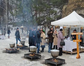 Зимний праздник в Milestii Mici