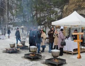 Зимний праздник в Milestii Mici
